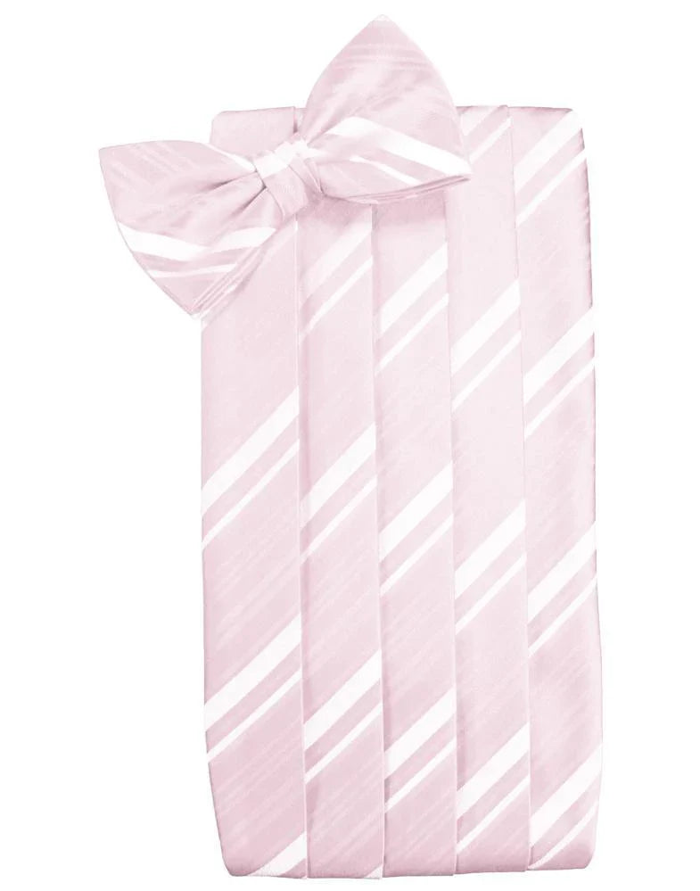 Kids Striped Satin Cummerbund