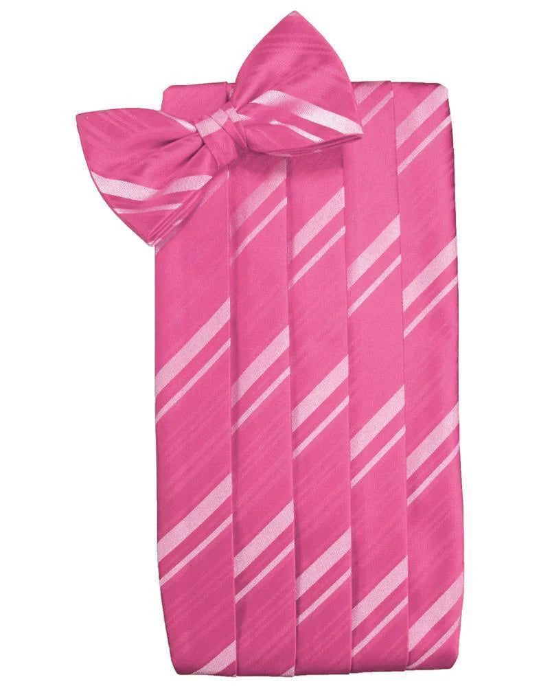 Kids Striped Satin Cummerbund