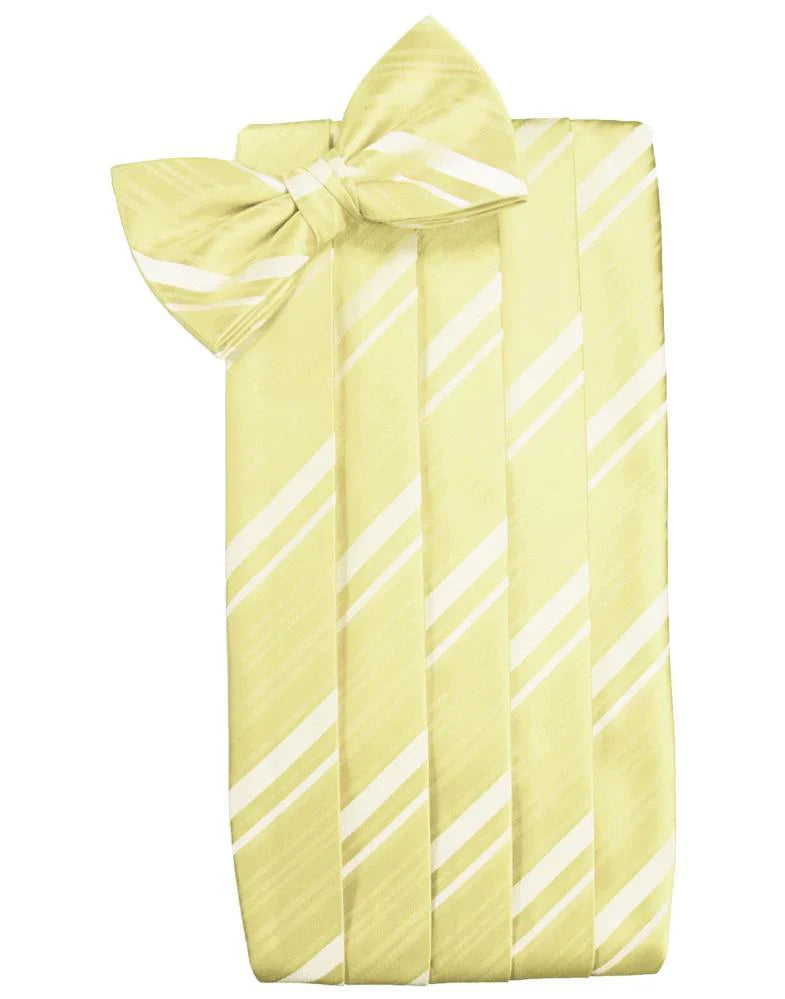 Kids Striped Satin Cummerbund