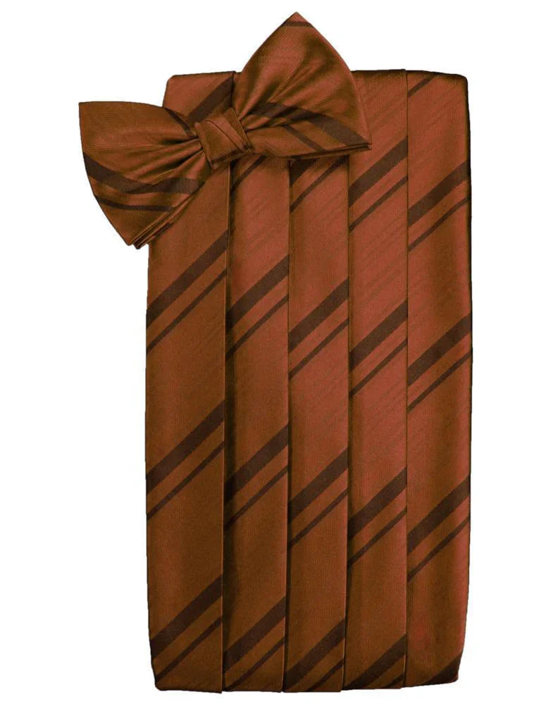 Kids Striped Satin Cummerbund