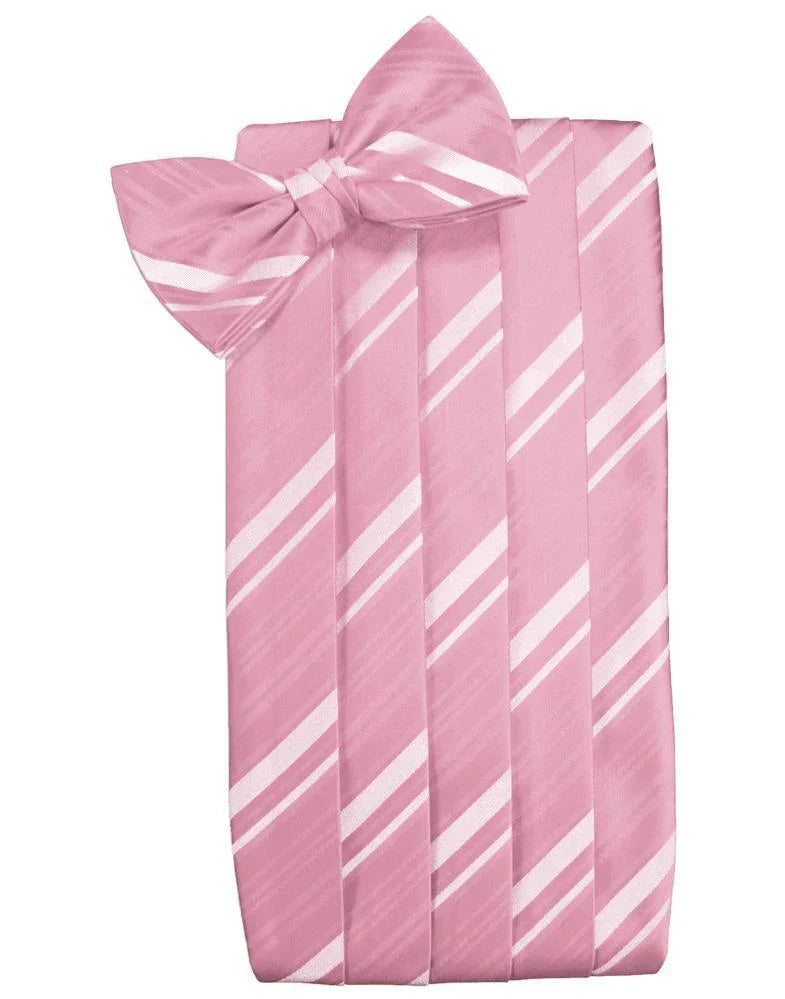 Kids Striped Satin Cummerbund