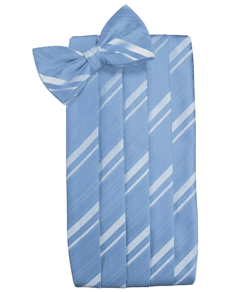Kids Striped Satin Cummerbund