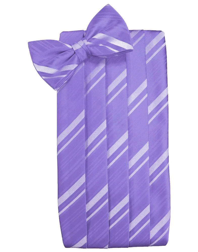 Kids Striped Satin Cummerbund