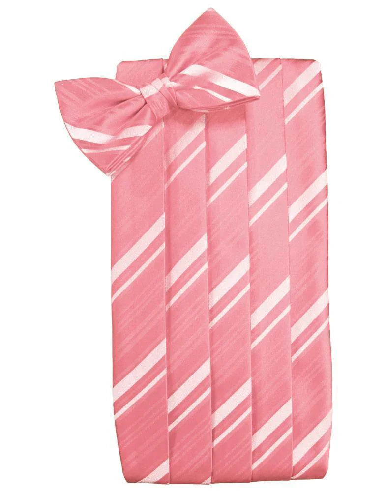 Kids Striped Satin Cummerbund