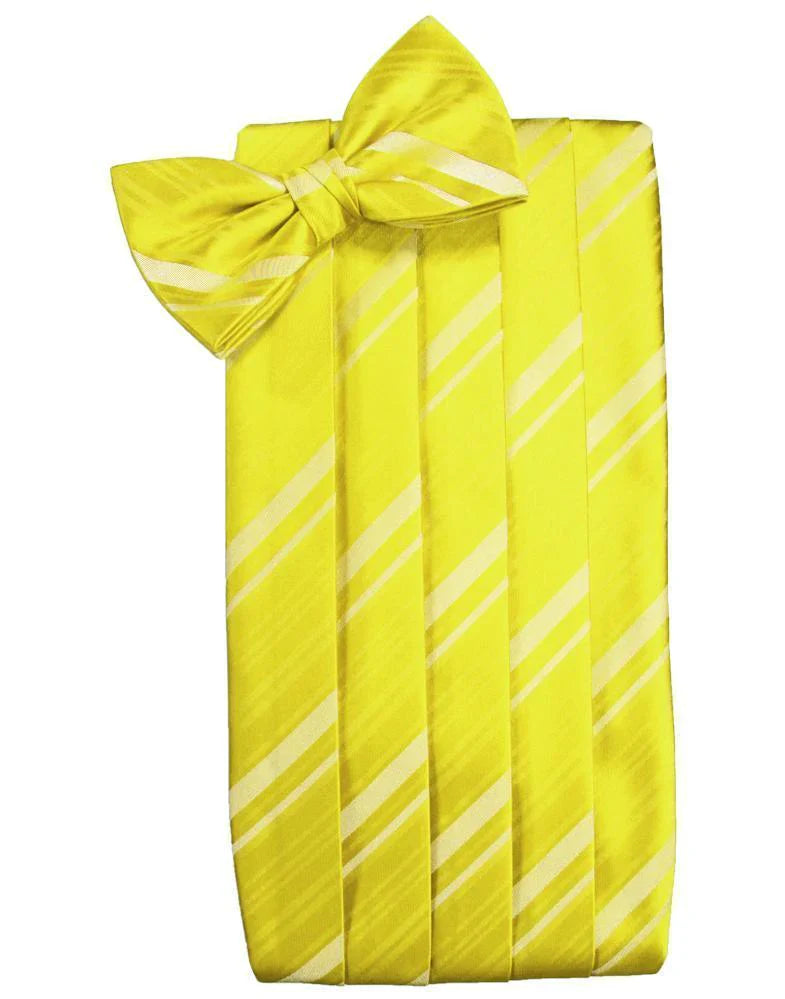 Kids Striped Satin Cummerbund