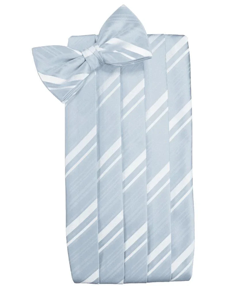 Kids Striped Satin Cummerbund