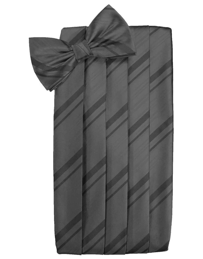 Kids Striped Satin Cummerbund