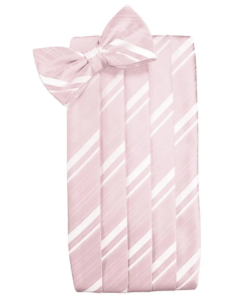 Kids Striped Satin Cummerbund