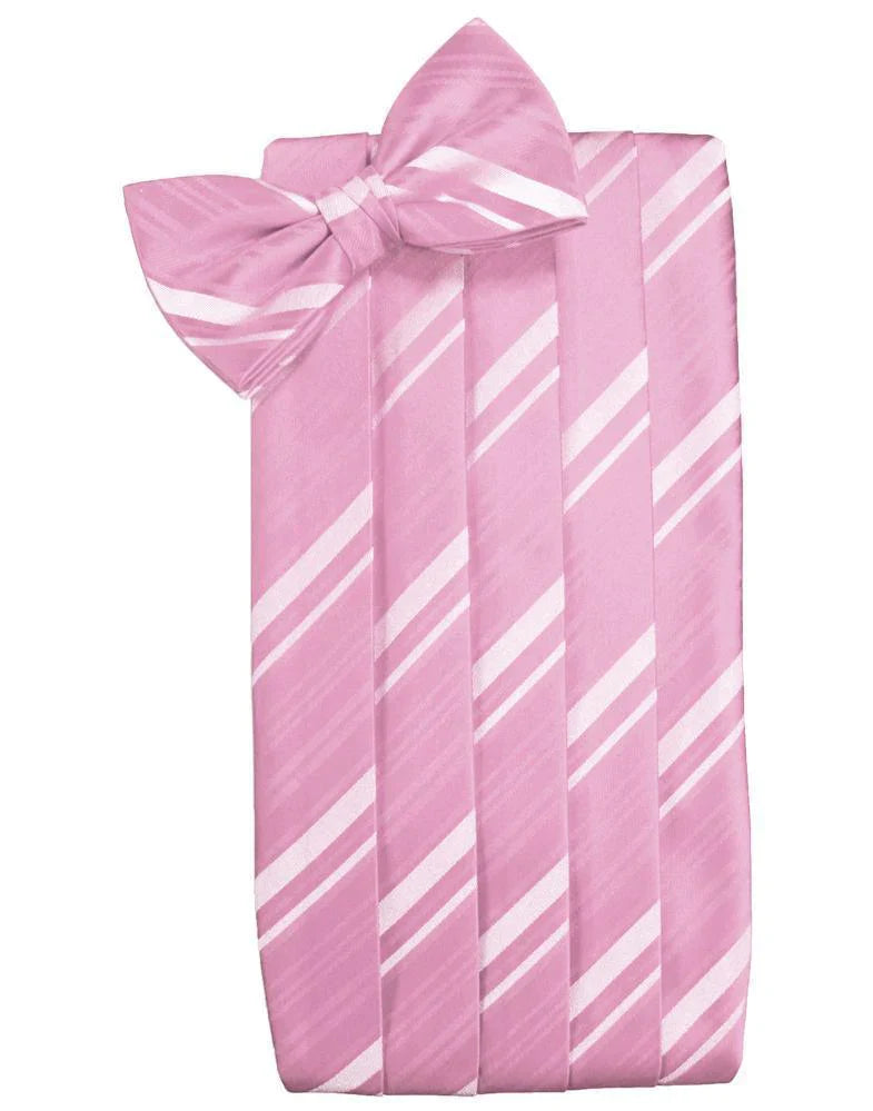 Kids Striped Satin Cummerbund