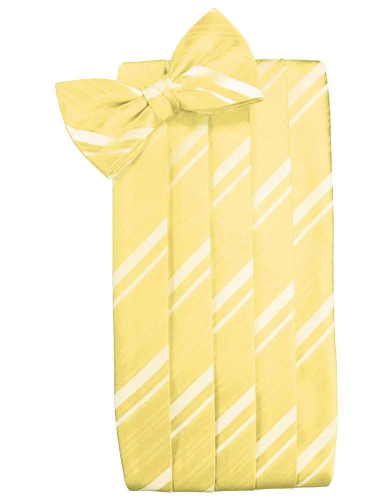 Kids Striped Satin Cummerbund