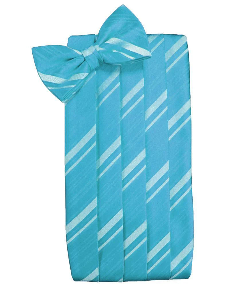 Kids Striped Satin Cummerbund