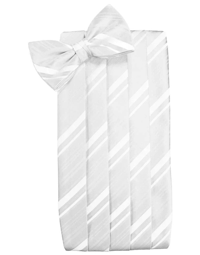 Kids Striped Satin Cummerbund